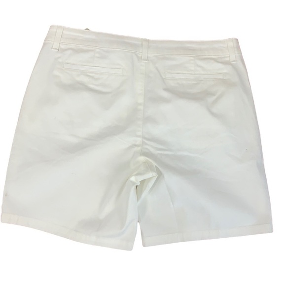 a.n.a. Mid-Rise Twill Short - White Cotton/Spandex, Size 12T, NWT - Picture 2 of 9